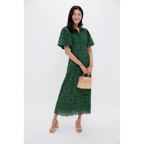 TUCKERNUCK Olive Eyelet Delaney Dress NWT size XS - Picture 2 of 8